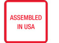 "Assembled in U.S.A." Labels Shipping and Handling Labels