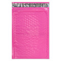 (SMOOTH FINISH BUBBLE MAILERS) - Size #0 DVD 6.5"x9" Pink Color Poly Bubble Mailers with Peel-N-Seal