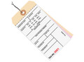 6 1/4" x 3 1/8" 3 Part Pre-Wired Carbonless Inventory Tags (9000-9499), Perforated Paper, 10 Point Manila Card Stock