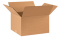 17 1/4 x 14 1/4 x 10" (ECT-32) Kraft Corrugated Cardboard Shipping Boxes