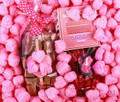 Eco-friendly Pink Heart Packing Peanuts 