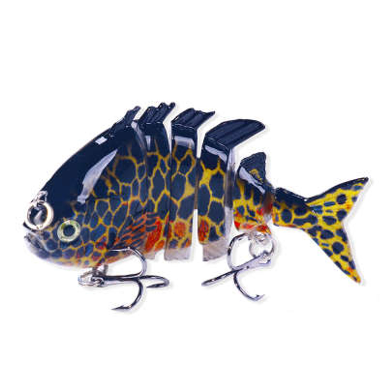 3 Bluegill Sunfish Swimbaits 6 Segments 3 colors to choose.