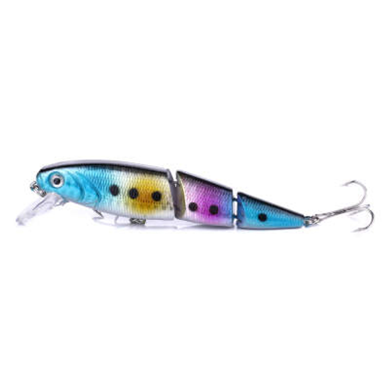 3 Pack! 3.12 Bluegill Swimbaits 6 segments. 3 colors. 3 lures in