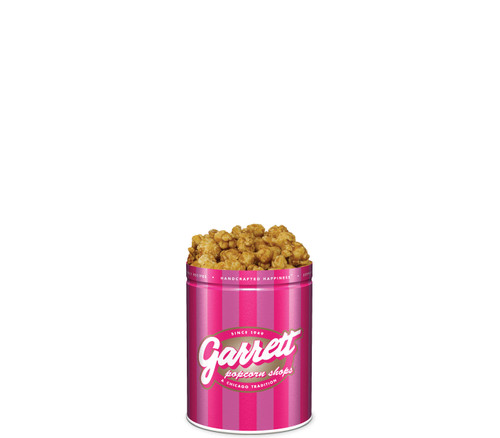 Garrett Popcorn Shops CaramelCrisp in Signature Pink Tin