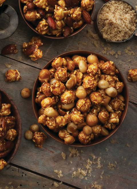 Overhead view of Macadamia CaramelCrisp