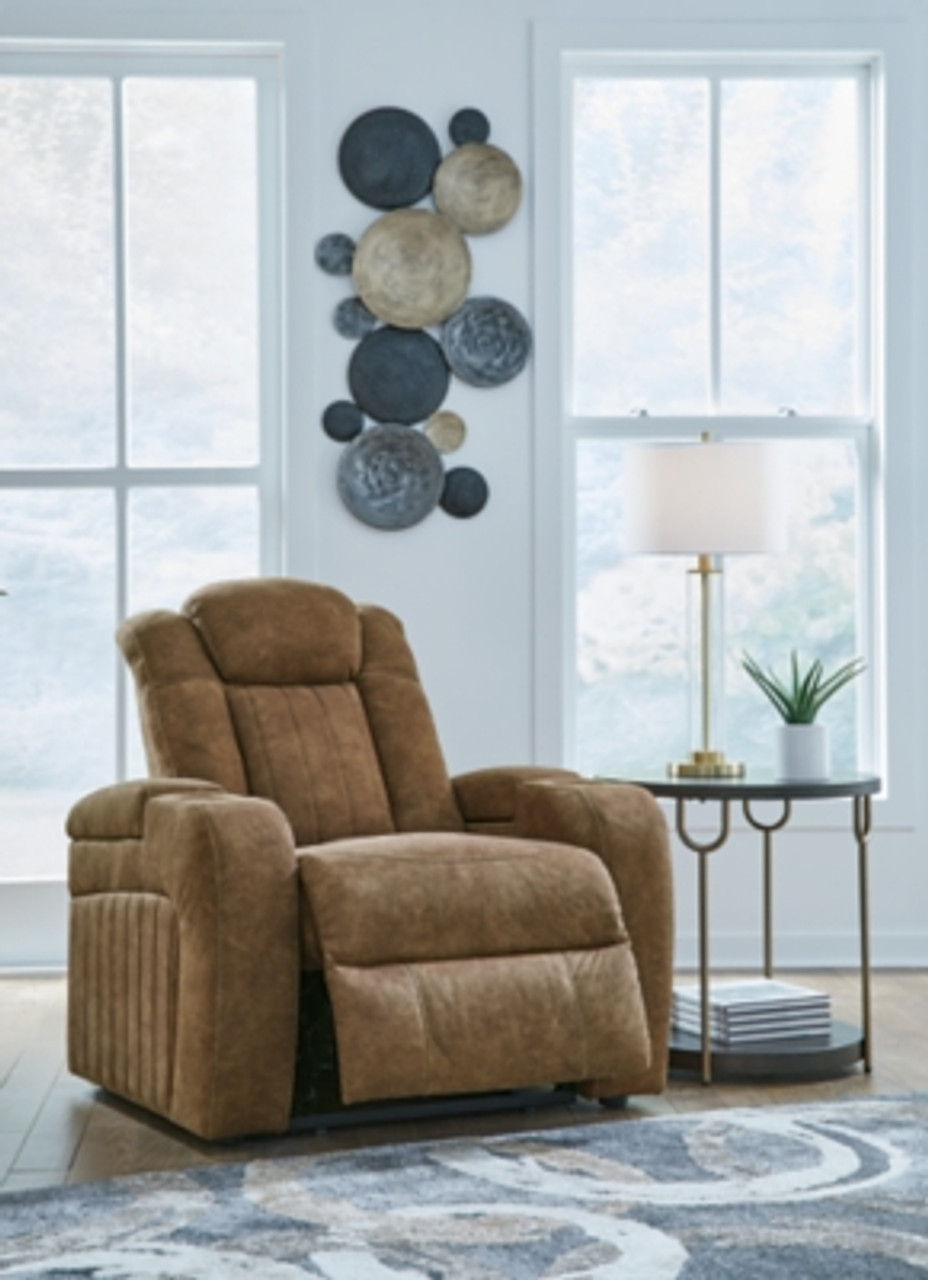 Ashley Wolfridge Brindle Sofa, Loveseat and Recliner on sale