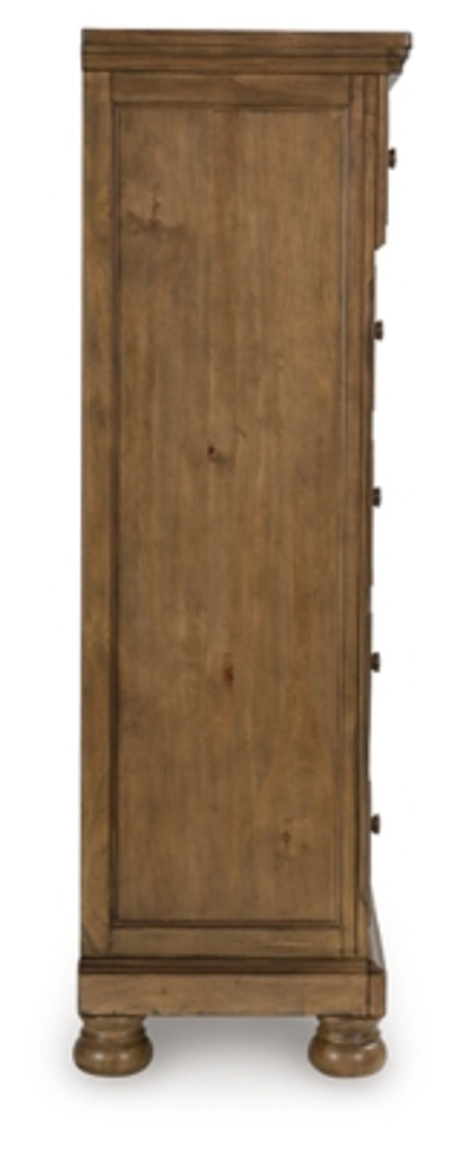 Ashley Vandenmore Medium Brown Chest of Drawers on sale at