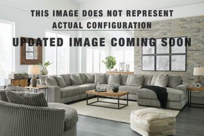 Ashley Lindyn Fog 5-Piece Sectional with LAF Chaise / RAF Chair