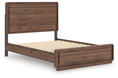 Ashley Hollinaze Walnut Brown Queen Panel Bed on sale at Bargains