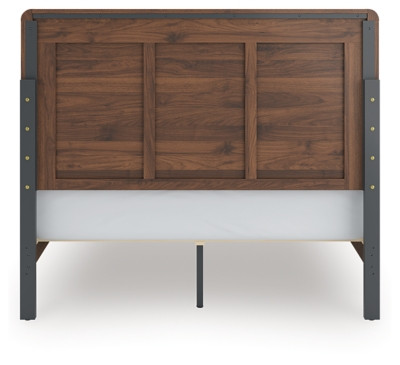 Ashley Hollinaze Walnut Brown Queen Panel Bed on sale at Bargains