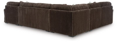 Ashley Midnight-Madness Onyx 4-Piece Sectional with Chaise 98103