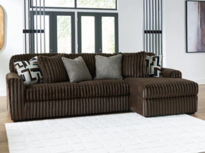 Ashley Midnight-Madness Onyx 2-Piece Sectional Sofa with Chaise