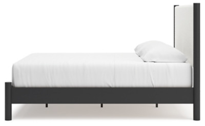 Ashley Furniture Cadmori Upholstered Panel Bed, Dresser and Mirror - Thumbnail 4