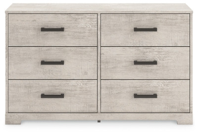 charcoal grey dresser Alpine Furniture Lorraine 6 Drawer Dresser, Dark Grey main image 1