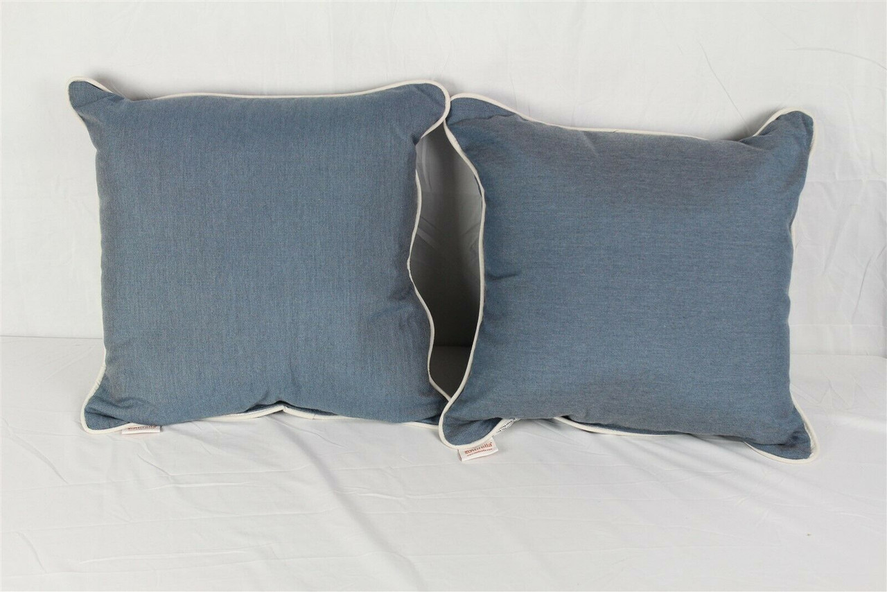 set of two throw pillows