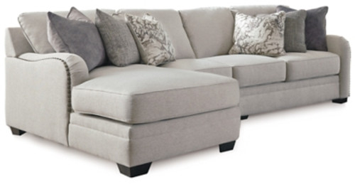 Benchcraft Dellara Chalk 3-Piece Sectional with LAF Loveseat / RAF Chaise