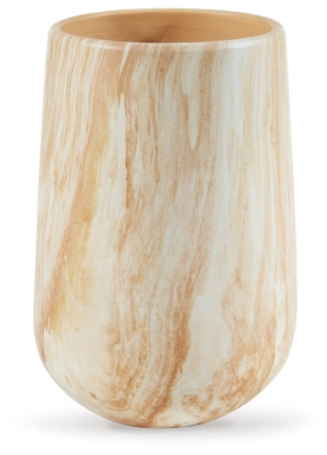 Ashley Cammen Tan White Vase