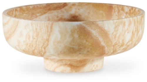 Ashley Cammen Tan White Bowl