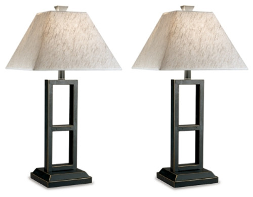 Ashley Deidra Black Table Lamp (Set of 2)