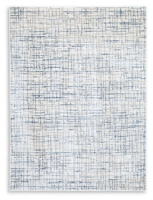 Ashley Beckfille Blue Gray Cream 5' x 7' Rug