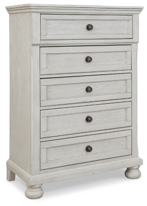 Ashley Robbinsdale Antique White Chest of Drawers