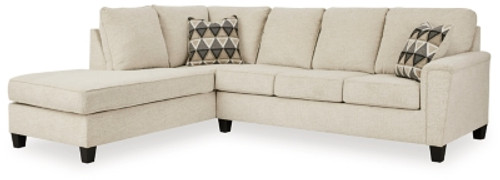 Ashley Abinger Natural 2-Piece Sectional with Chaise  Right Arm