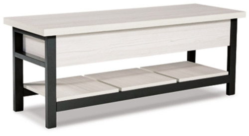 Ashley Rhyson Brown Storage Bench