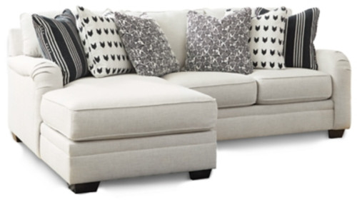 Ashley Huntsworth Dove Gray 2-Piece Sectional with Chaise