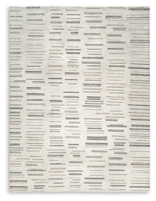 Ashley Leesdale Ivory Brown Black 8' x 10' Rug