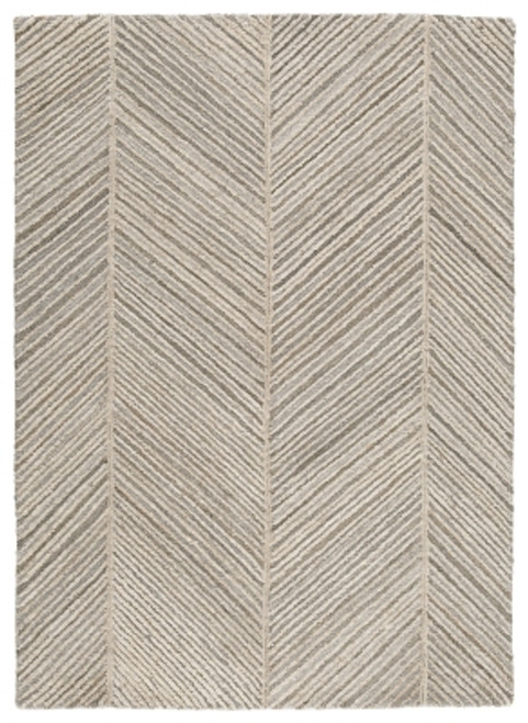 Ashley Leaford Taupe Brown Gray 7'8" x 10' Rug