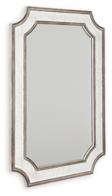 Ashley Howston Antique White Accent Mirror