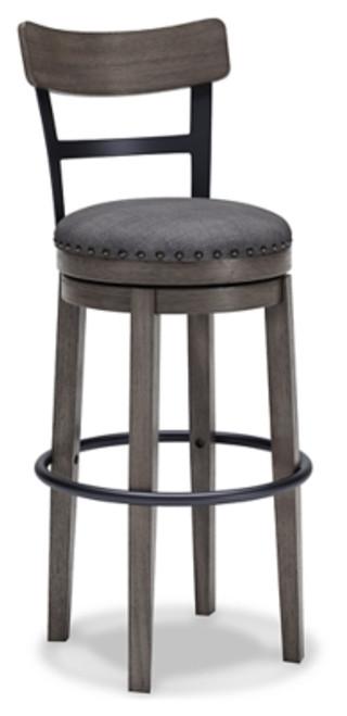 Ashley Caitbrook Gray Bar Height Bar Stool