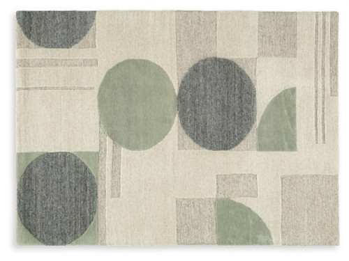 Ashley Dallane Linen Blue Green 5' x 7' Rug