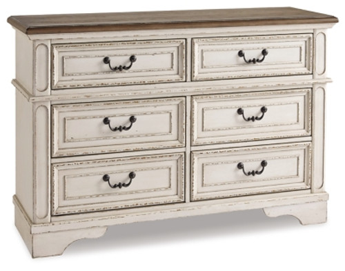 Ashley Realyn Two-tone 7 Drawer Dresser