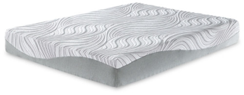 Ashley 10 Inch Memory Foam White Queen Mattress