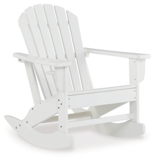 Ashley Sundown Treasure White Outdoor Rocking Chair