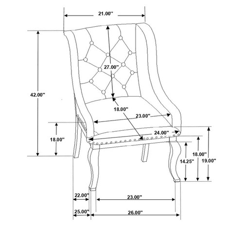 Coaster Brockway ARM CHAIR