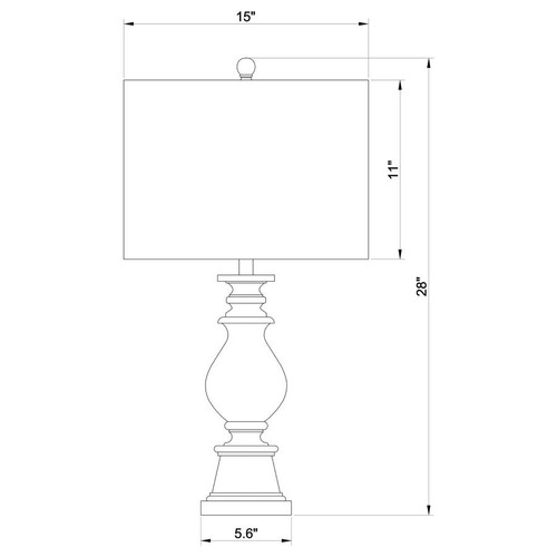 Coaster Brie TABLE LAMP