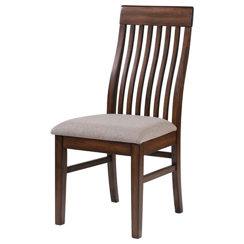 Coaster Briarwood Wood Dining Side Chair Mango Oak Set of 2