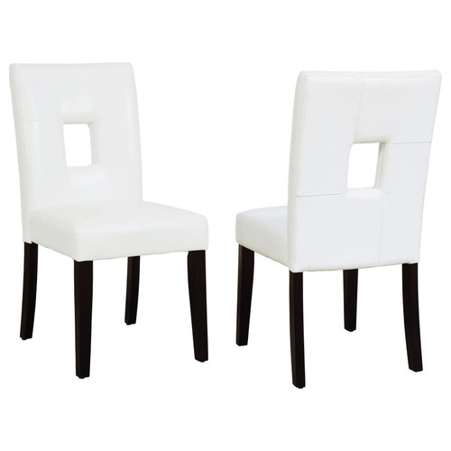 Coaster Shannon SIDE CHAIR White