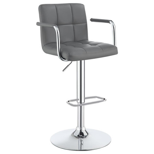 Coaster Palomar ADJUSTABLE BAR STOOL Grey