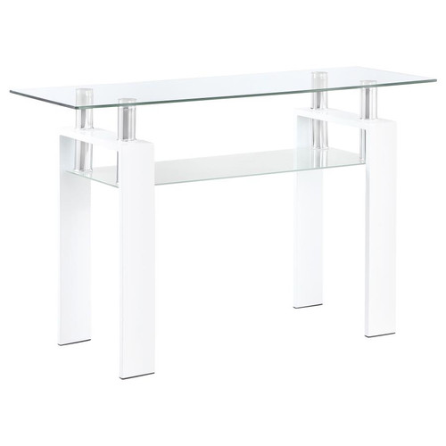 Coaster Dyer SOFA TABLE White