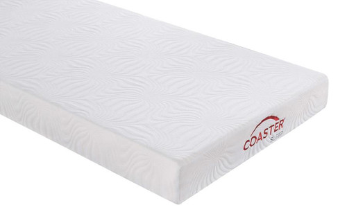 Coaster Joseph 6 Twin Memory Foam Mattress White