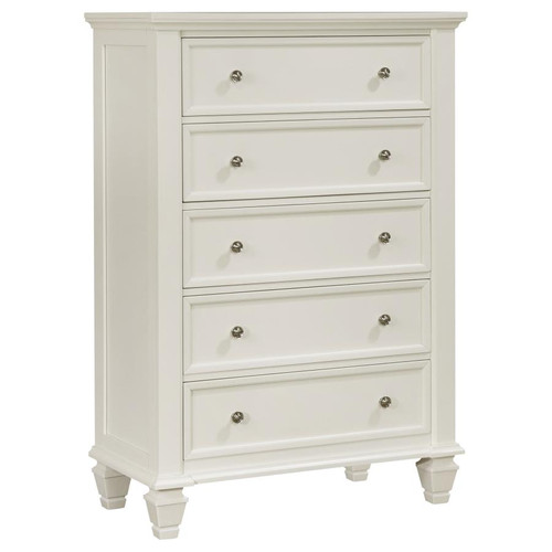 Coaster Sandy Beach CHEST Ivory