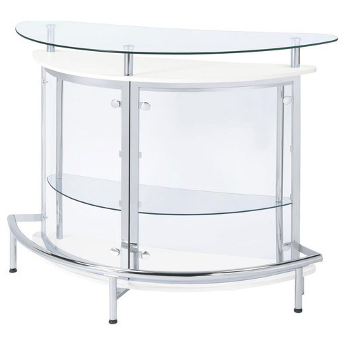 Coaster Amarillo HOME BAR White