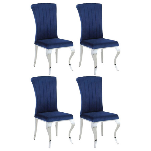 Coaster Betty SIDE CHAIR Blue Modern and Contemporary