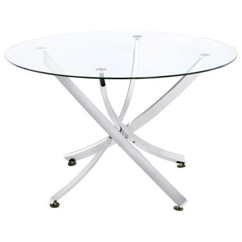 Coaster Beckham DINING TABLE Silver