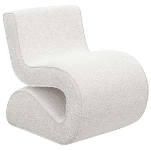 Coaster ACCENT CHAIR White Modern and Contemporary