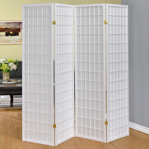 Coaster Roberto 4 PANEL ROOM DIVIDER White