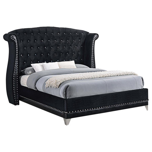 Coaster Barzini CALIFORNIA KING BED Black